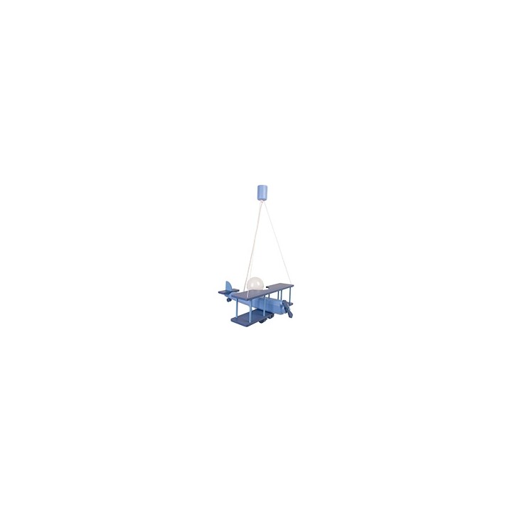 Hängeleuchte Flugzeuge - groß, weiß/blau/rot