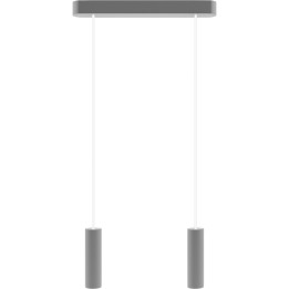 Madera Pendelleuchte /grau/2-flammig