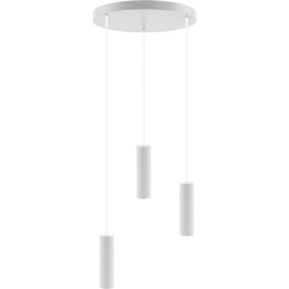 Madera Pendelleuchte /weiß/3-flammig/rund