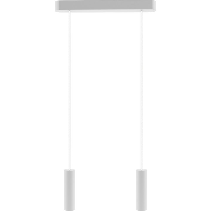 Madera Pendelleuchte /weiß/2-flammig