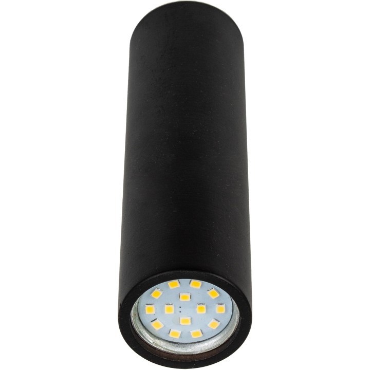 Madera Deckenspot / 15cm / schwarz