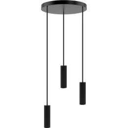 Madera Pendelleuchte /schwarz/3-flammig/rund