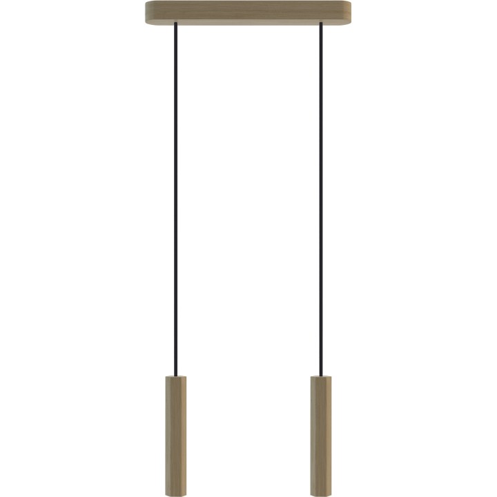 Madera Hexa Pendelleuchte /Eiche/2-flammig