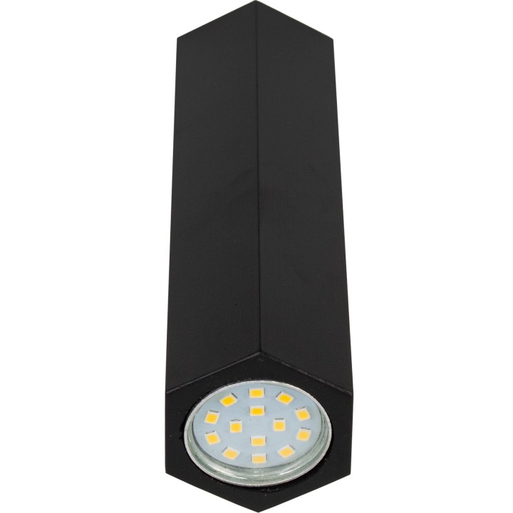 Madera Hexa Deckenspot /15cm/schwarz