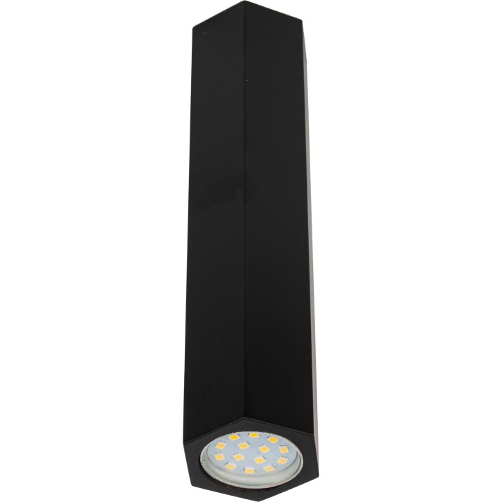 Madera Hexa Deckenspot /20cm/schwarz