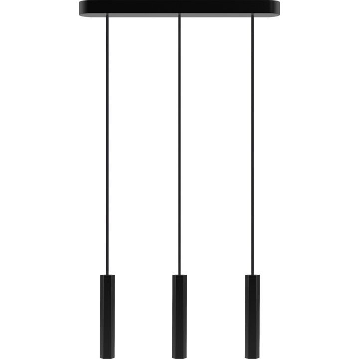 Madera Hexa Pendelleuchte /schwarz/3-flammig