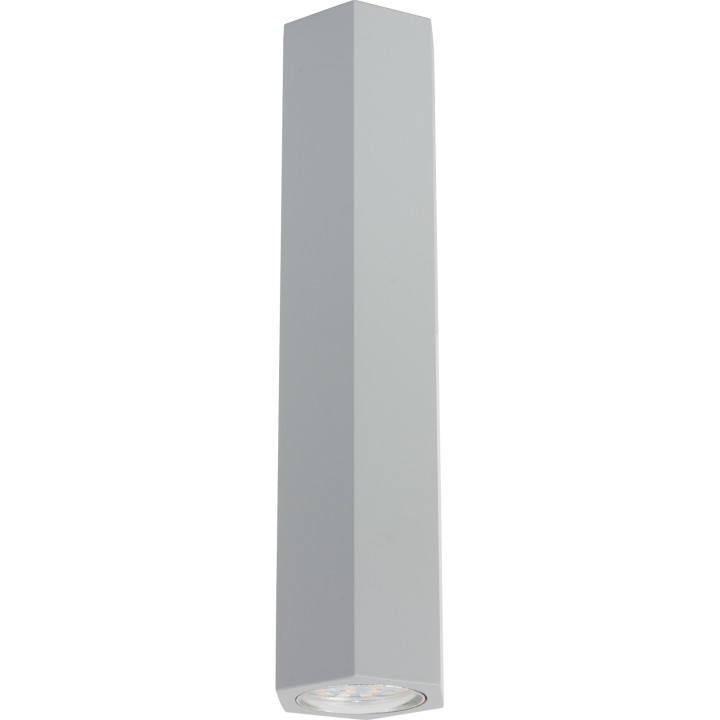 Madera Hexa Deckenspot /20cm/weiß