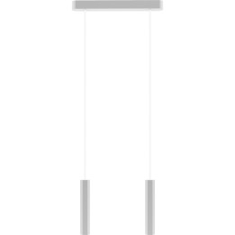Madera Hexa Pendelleuchte /weiß/2-flammig