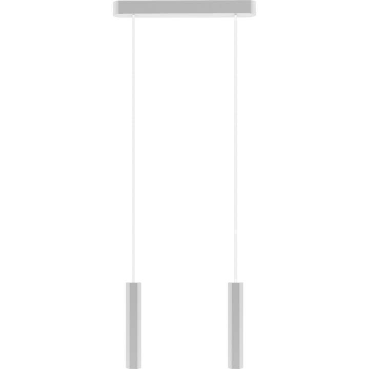 Madera Hexa Pendelleuchte /weiß/2-flammig