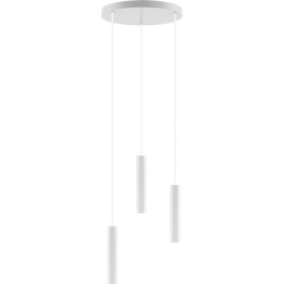 Madera Hexa Pendelleuchte /weiß/3-flammig/rund