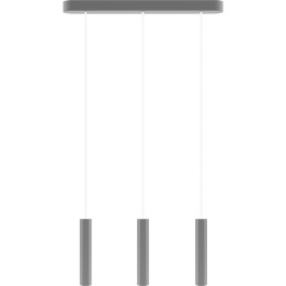 Madera Hexa Pendelleuchte /grau/3-flammig