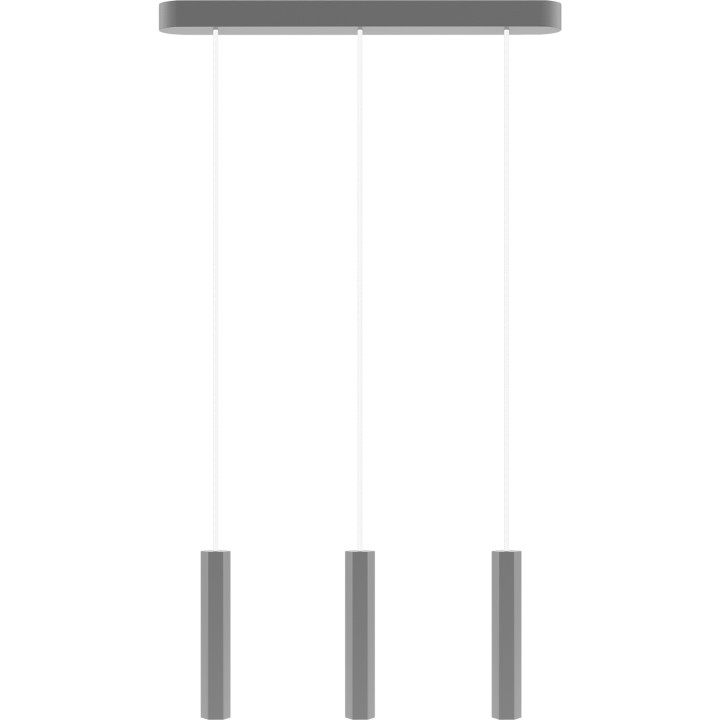 Madera Hexa Pendelleuchte /grau/3-flammig