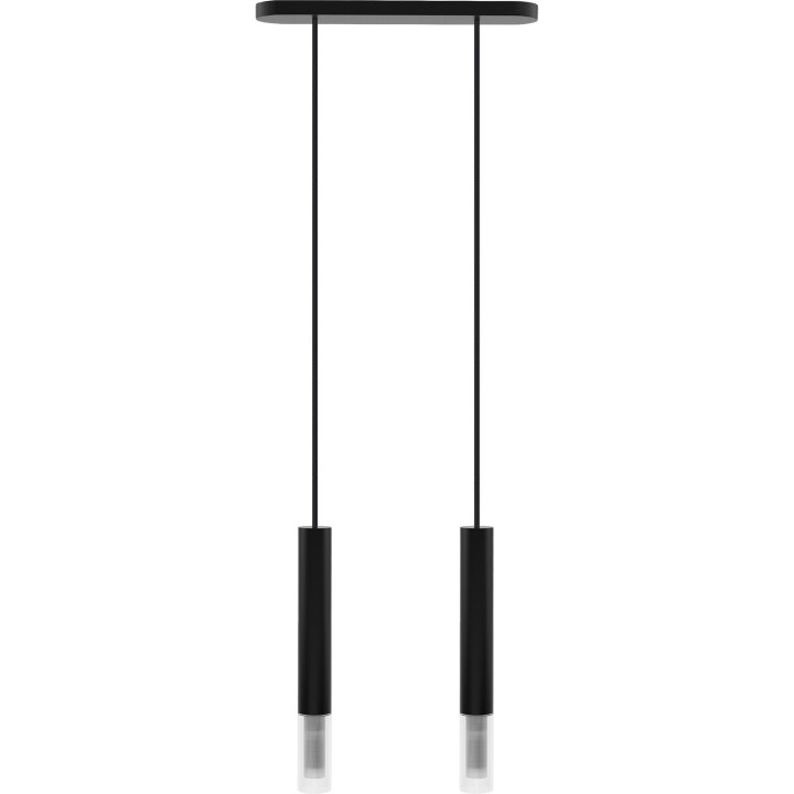 Madera2 Pendelleuchte /schwarz/2-flammig