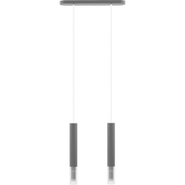 Madera2 Pendelleuchte /grau/2-flammig