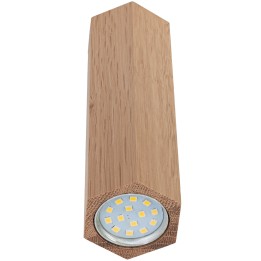 Madera Hexa Deckenspot /15cm/Eiche