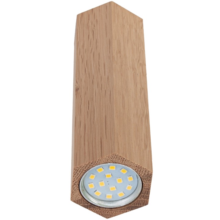 Madera Hexa Deckenspot /15cm/Eiche