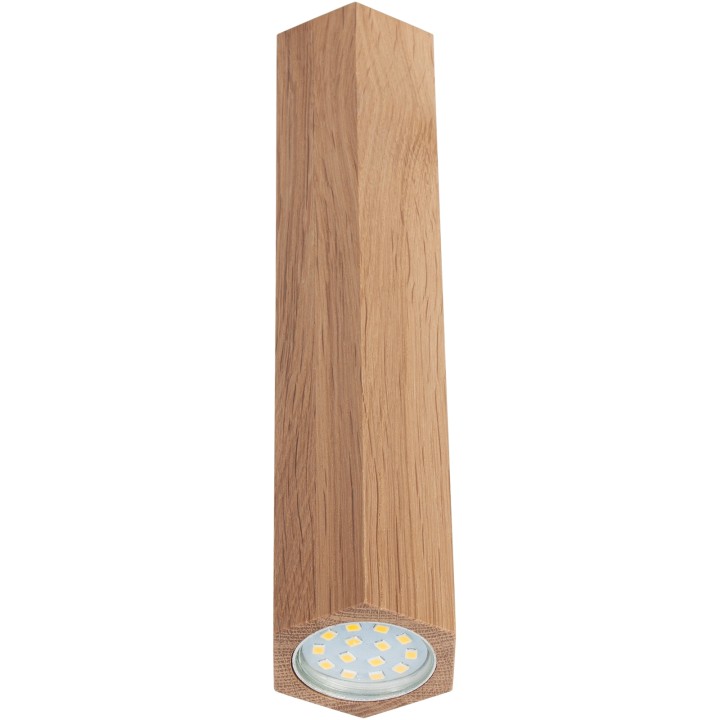 Madera Hexa Deckenspot /20cm/Eiche