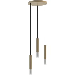 Madera2 Hexa Pendelleuchte/eiche/3-flammig/rund