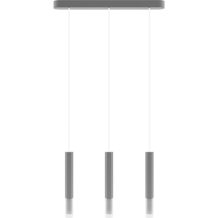 Madera2 Hexa Pendelleuchte/grau/3-flammig