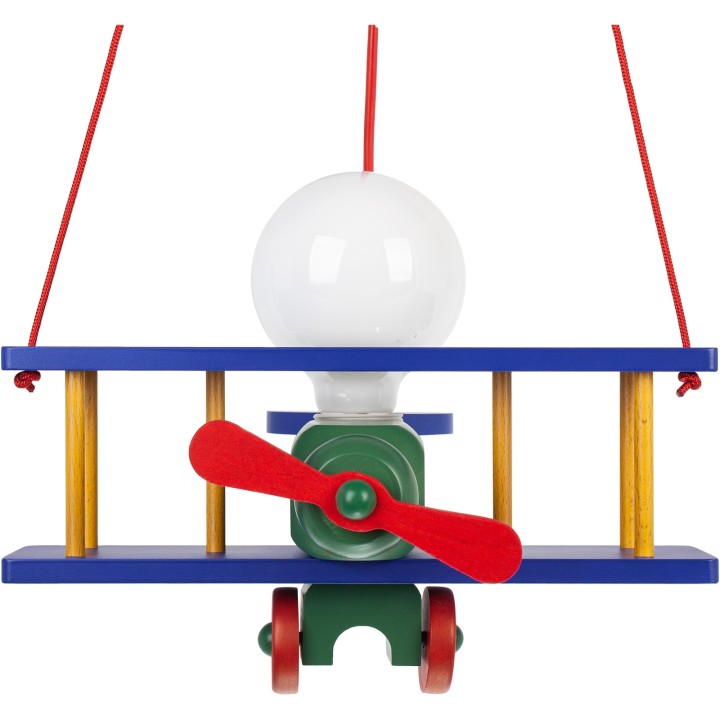 Kleine Pendelleuchte Flugzeug - bunt