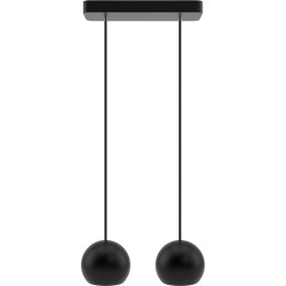 Pendelleuchte BALLI - schwarz, 2-flammig