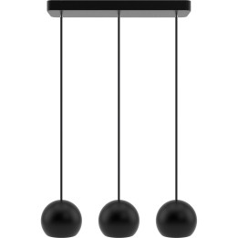 Pendelleuchte BALLI - schwarz, 3-flammig