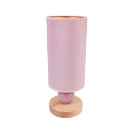 Nachttischlampe BOLLA - Zartrosa