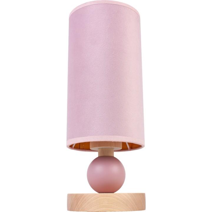 Nachttischlampe BOLLA - Zartrosa