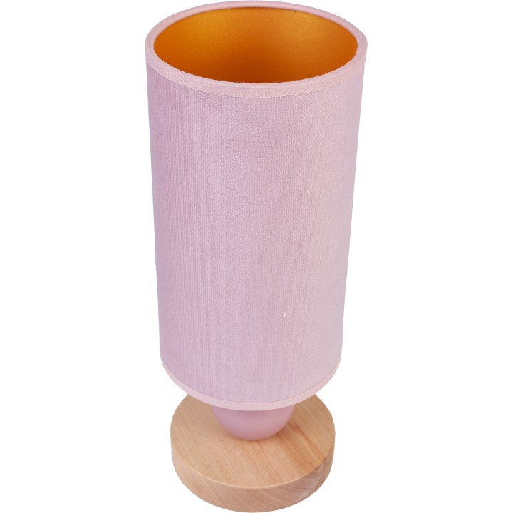 Nachttischlampe BOLLA - Zartrosa