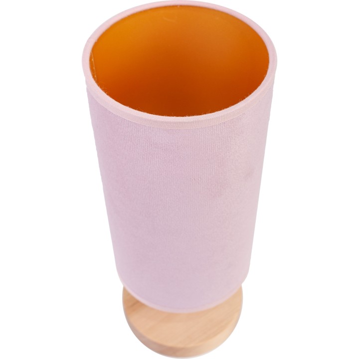 Nachttischlampe BOLLA - Zartrosa