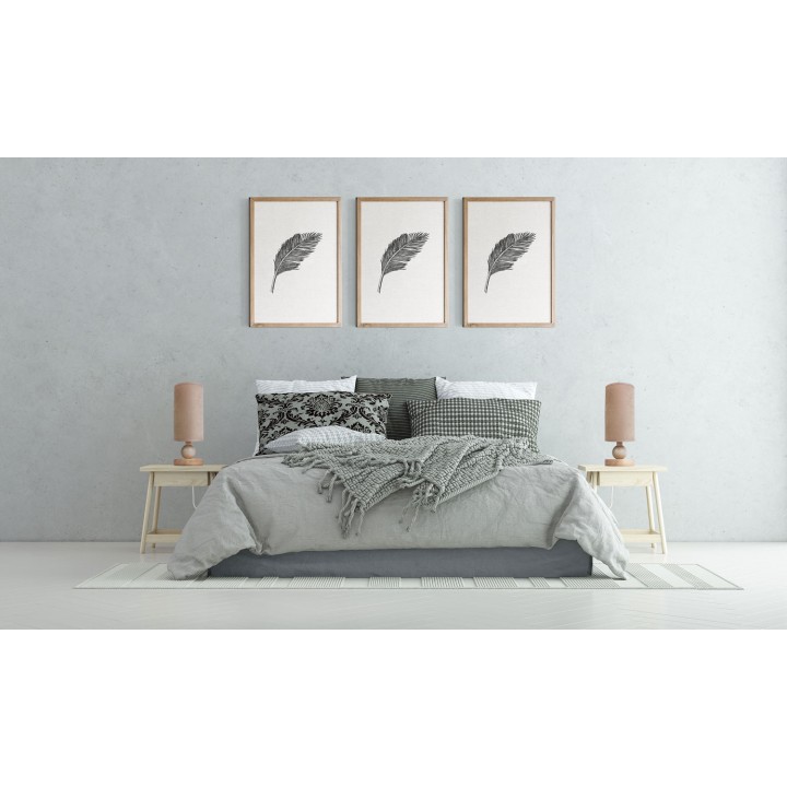 Nachttischlampe BOLLA - Beige
