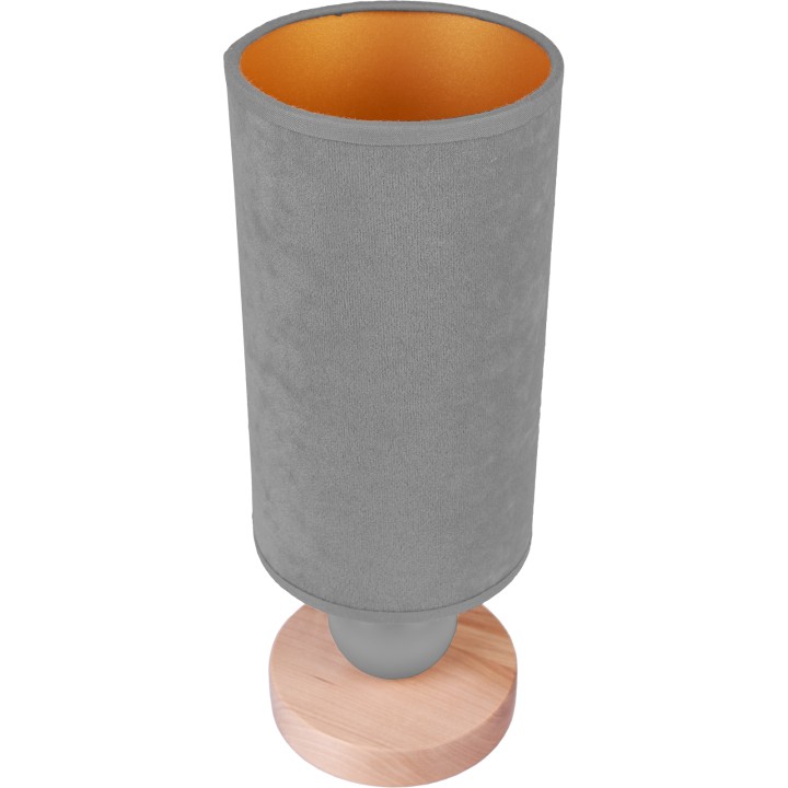 Nachttischlampe BOLLA - Grau