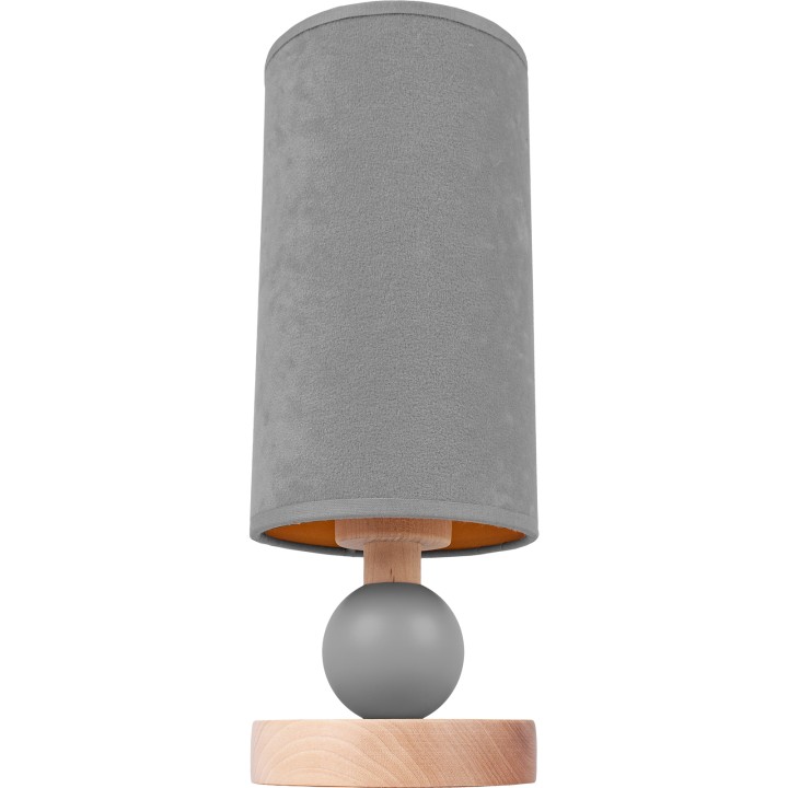Nachttischlampe BOLLA - Grau
