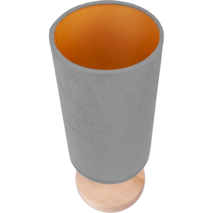 Nachttischlampe BOLLA - Grau
