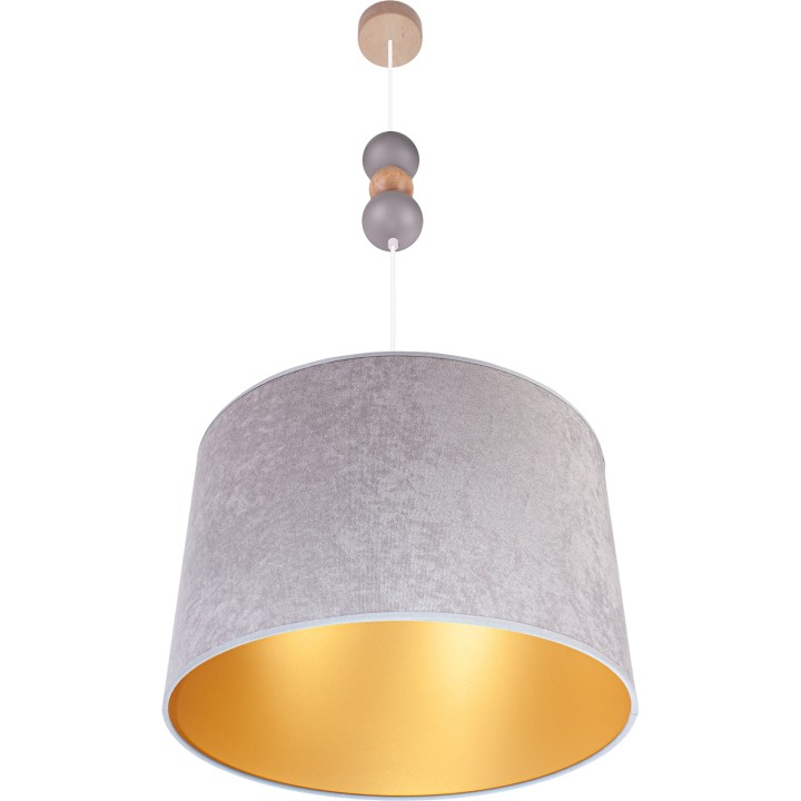 Bolla Hängeleuchte /30cm/grau