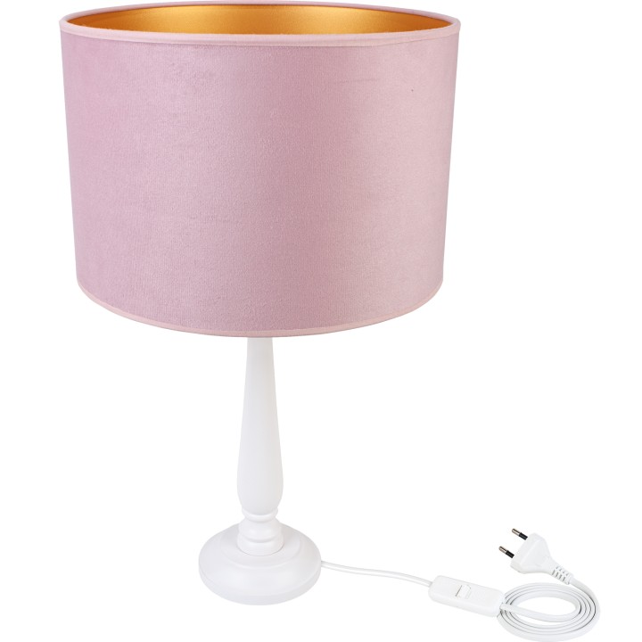 Tischlampe BERTA  - Zartrosa