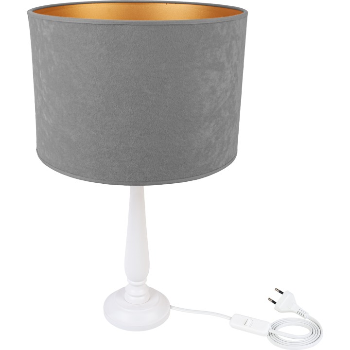 Tischlampe BERTA - Grau