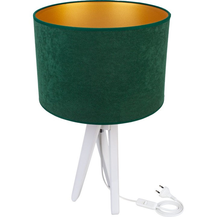 Tischlampe TRIVET - (weiß/waldgrün)