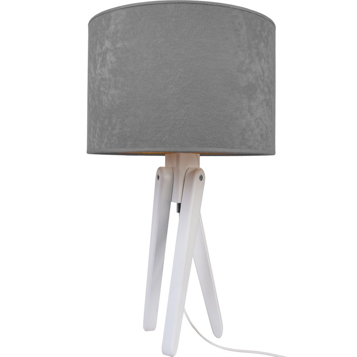 Tischlampe TRIVET - (weiß/grau)