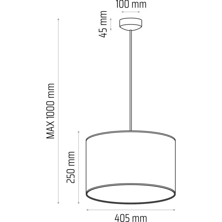 CLASSIC Hängeleuchte /40 cm/ waldgrün