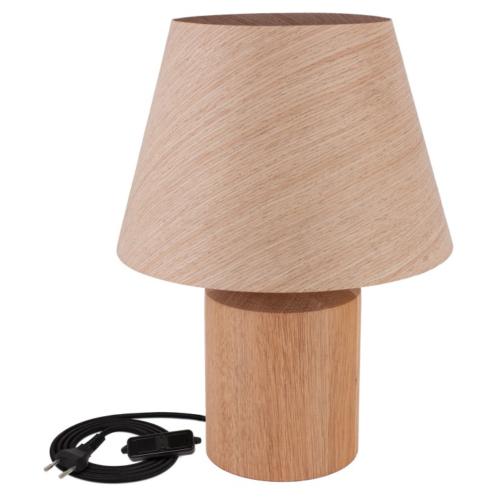 Tischlampe aus Odyn-Eiche