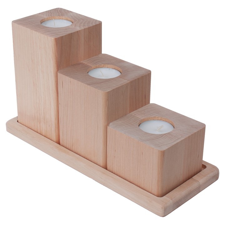 Erlen-Kerzenständer-Set