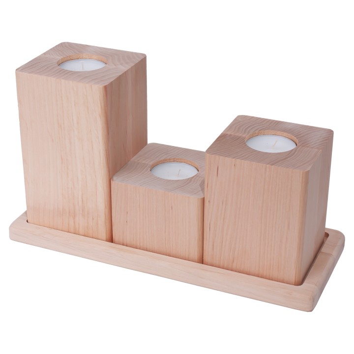 Erlen-Kerzenständer-Set