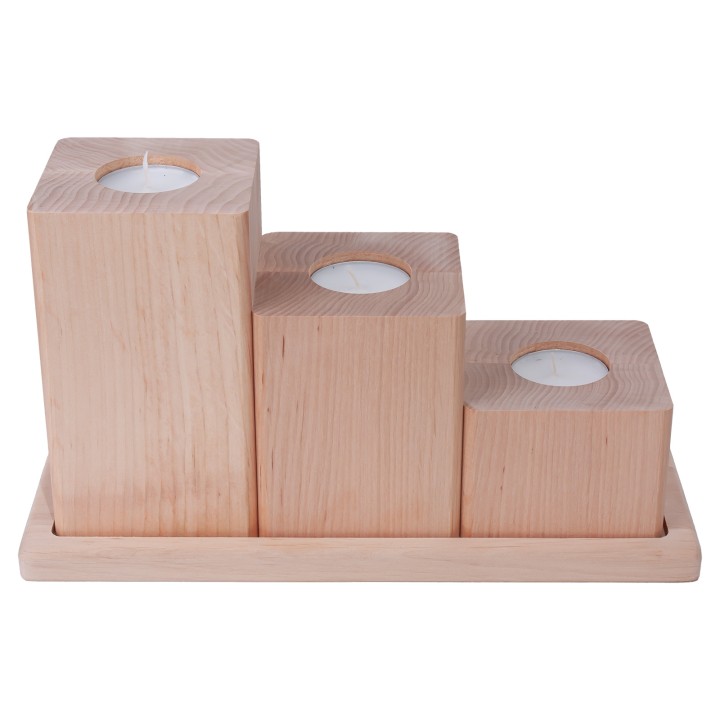 Erlen-Kerzenständer-Set