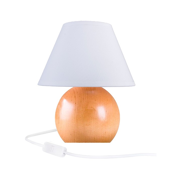 Tischlampe KUGEL - Buche