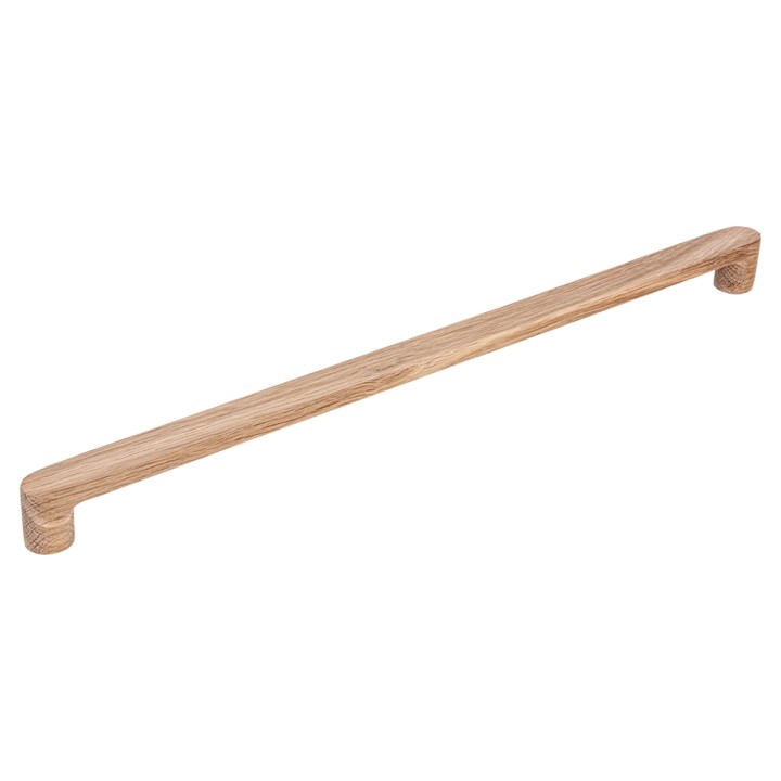 Abgerundeter Möbelgriff aus Holz, 50 cm