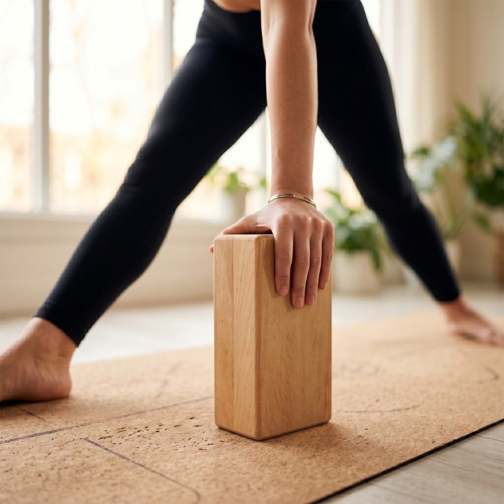 Yoga-Würfel aus Holz
