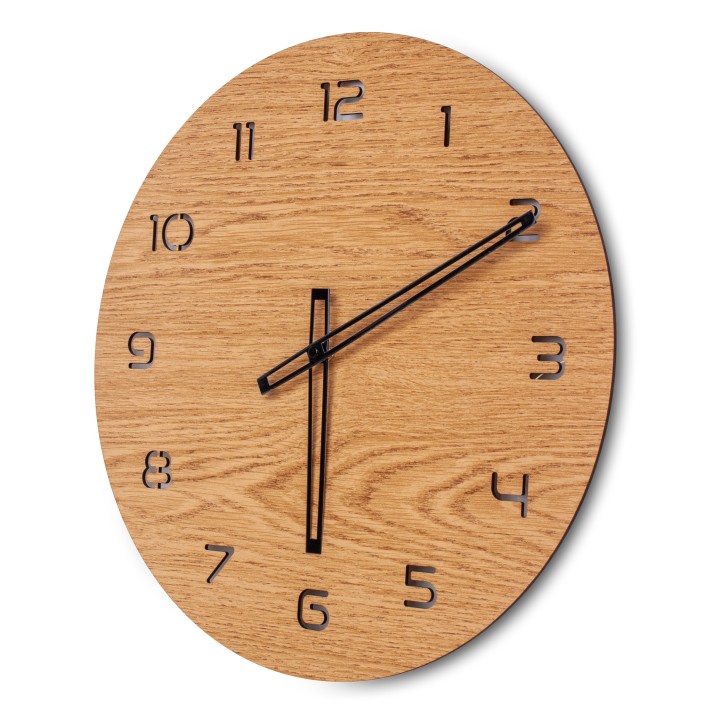 Wanduhr aus Holz