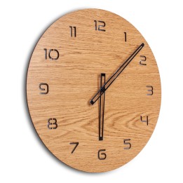 Wanduhr aus Holz