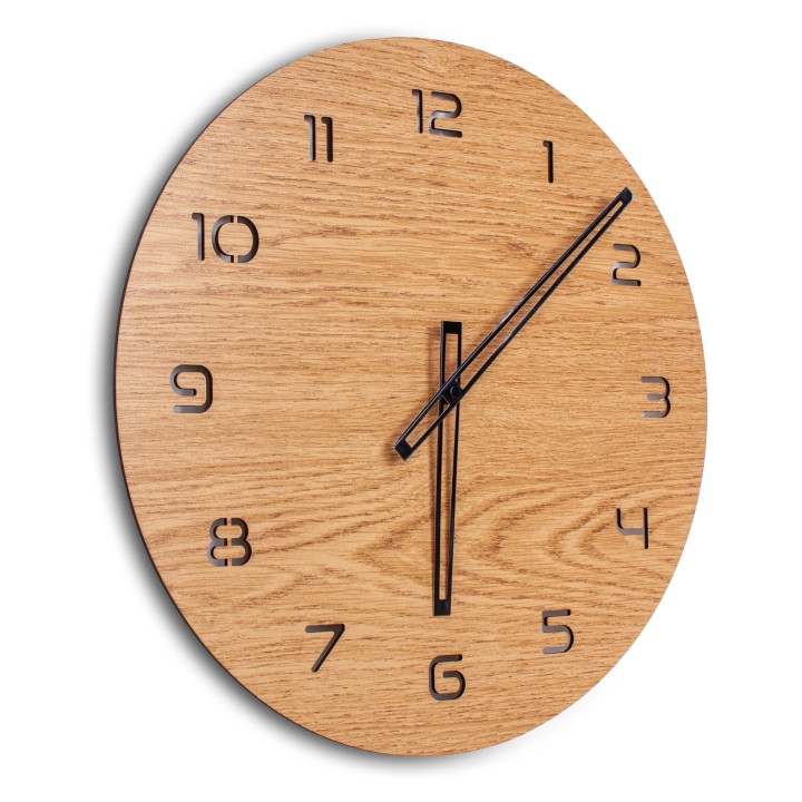 Wanduhr aus Holz